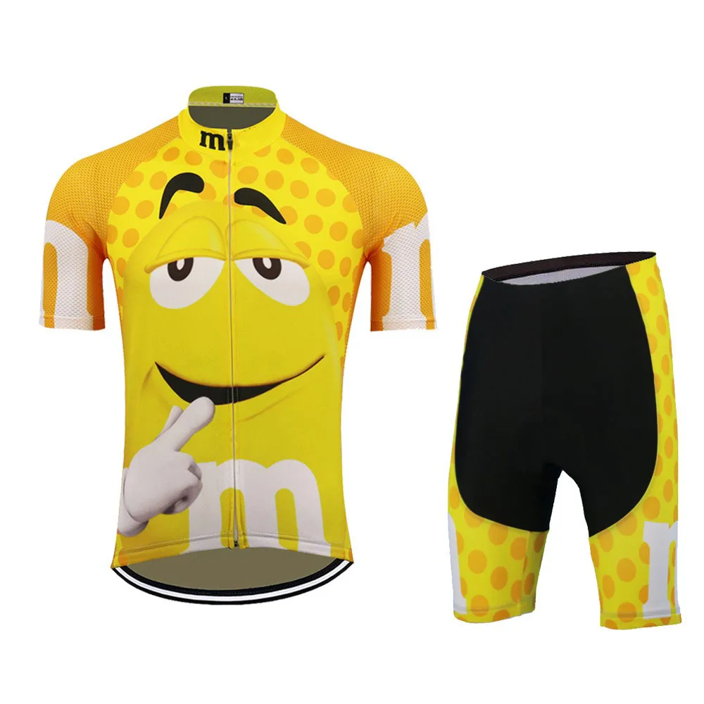 Funny Cartoon Cycling Jersey Summer Bike Jersey Quick Dry Bike Wear