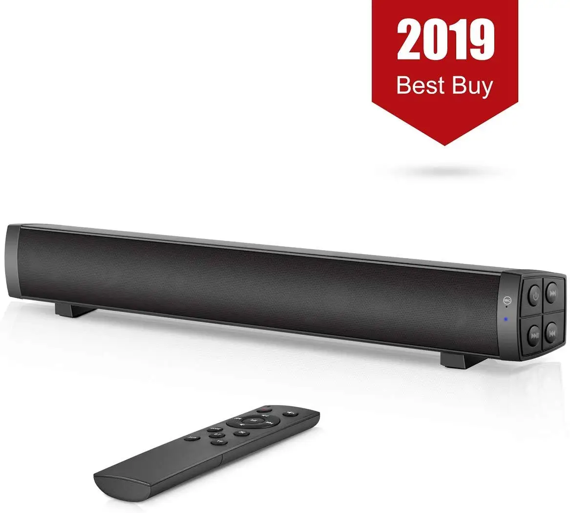 

Bluetooth Soundbar Wireless Computer Speaker Home Theater Stereo Sound Bar for PC, Desktop, Laptop, Tablet, Smartphone,