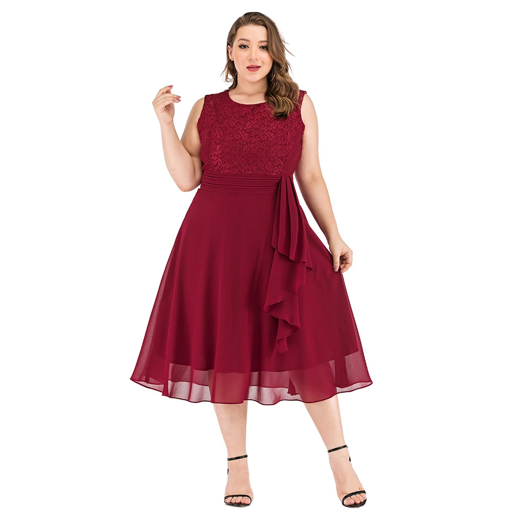JAYCOSIN Lace Dress Women