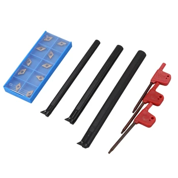 

S08K-SDUCR07 S10K-SDUCR07 S12M-SDUCR07 95 Degree Spiral Turning Tool Boring Bar + 10PCS DCMT070204 Cemented Carbide Tool