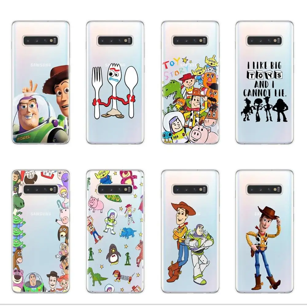 Cartoon font b Toy b font Story Buzz Woody TPU Case For Samsung S6 S7 Edge