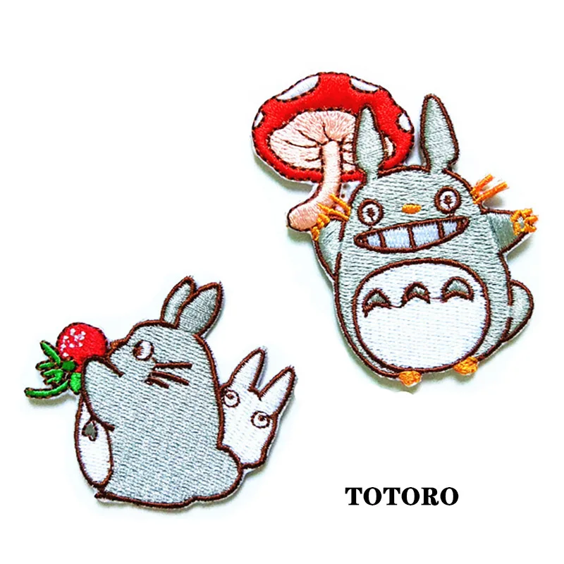 

Prajna Cartoon Totoro Iron On Patches For Clothing Diy Cute Sequin Patches Embroidery Stripe Patches Applique Badges On Clothes