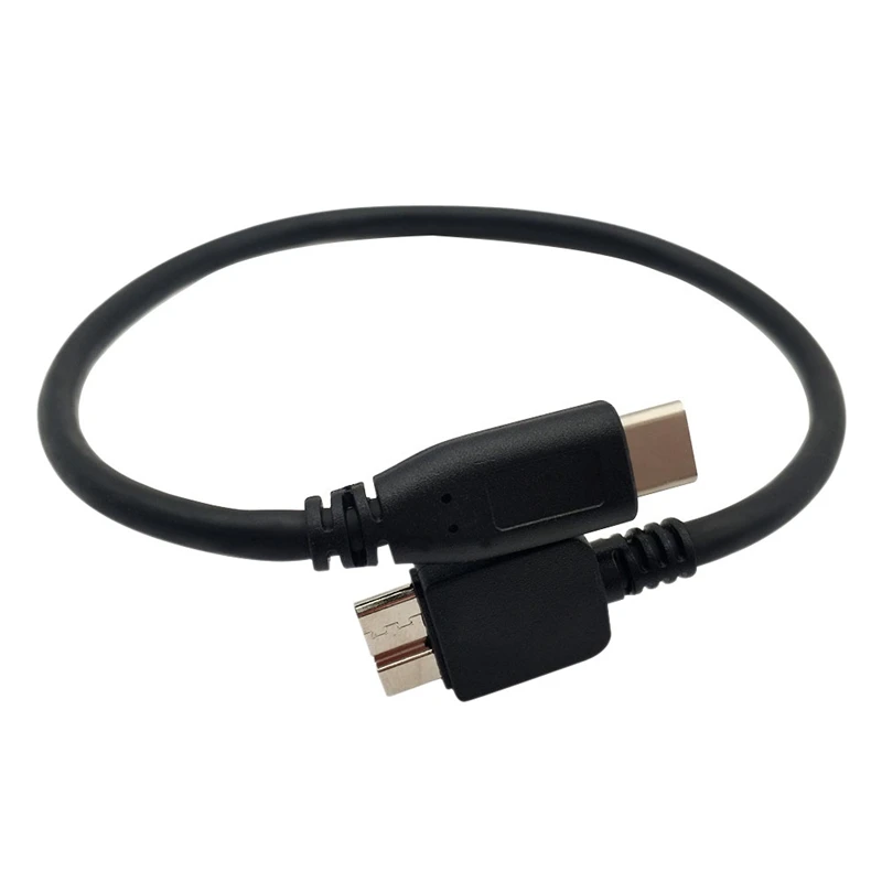 USB C Micro 3 0 type B (Micro USB) кабель черного цвета 25 см для WD My Passport|Кабели MP3/MP4-плееров| |
