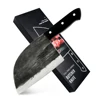 XYj Handmade Chef Kitchen Knife HighCarbon Clad Cleaver Chopping Filleting Slicing  Multifunction Butcher Knife Kitchen Tool Set ► Photo 1/6