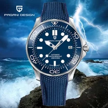 Aliexpress - PAGANI DESIGN Blue Dial Mechanical Automatic Watch Men’s Accessories Automatic Sapphire Luminous Stainless Steel Waterproof Sale