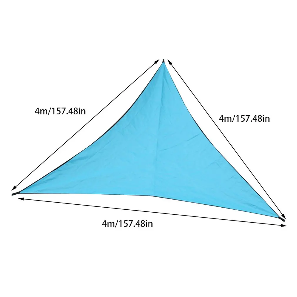 Треугольник Защита от солнца защита от солнца открытый навес сад патио шторы для бассейна парус тент Кемпинг палатка для пикника