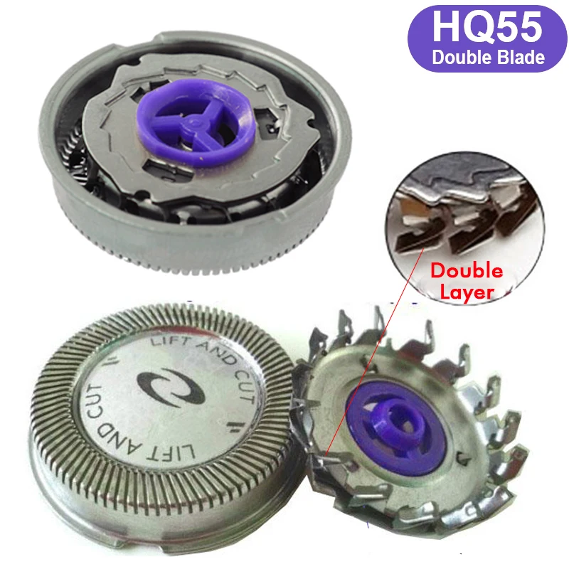 Сменная головка HQ56 для бритвы Philips HQ3 HQ4 HQ55 Reflex Plus HQ6843 HQ300 HQ916 PQ190 100 шт. | Красота и