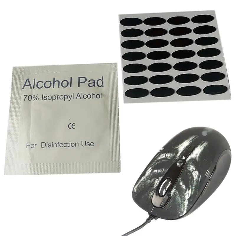 

28Pcs 0.6mm Thickness Replacement 11.6x4.8mm Mouse Feet Mouse Skates For A4tech X7 X-760 XL-760 Mouse