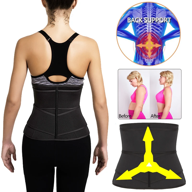 shapewear underwear Neoprene Sweat Waist Trainer Body Shaper Tummy Corset Slimming Belt Shapewear Weight Loss Belly Band Sports Girdles Workout Belt best tummy control shapewear uk