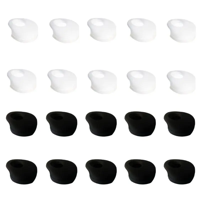 

5Pair Ear Tips Buds Silicone Earphone Earbuds Hooks Eartips for Jabra EASYGO EASYCALL CLEAR TALK Bluetooth Headset