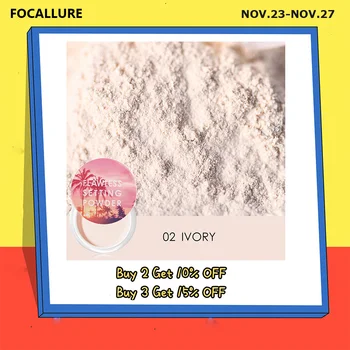 

FOCALLURE Loose Powder Profession Face Makeup Transparent Setting Powder Translucent Oil-control Cosmetic