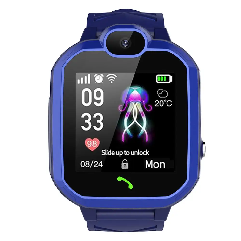 Childen's Smart Watch GPS Fitness Tracker Watch Heart Rate Monitor SOS Antil-lost Smartwath Baby Waterproof PK Q50 Q90 Q528