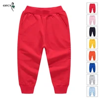 Retail Child Pants For Boys Girls Casual Trousers 2-12Y Spring Teenage Elastic Waist Soft Clothes Unisex Kids Fashion Sweatpants 1