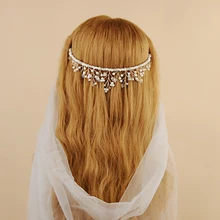 TRiXY H92 Стразы Свадебная Корона повязка кристалл тиара для волос из горного хрусталя ювелирные изделия Свадебные аксессуары для волос