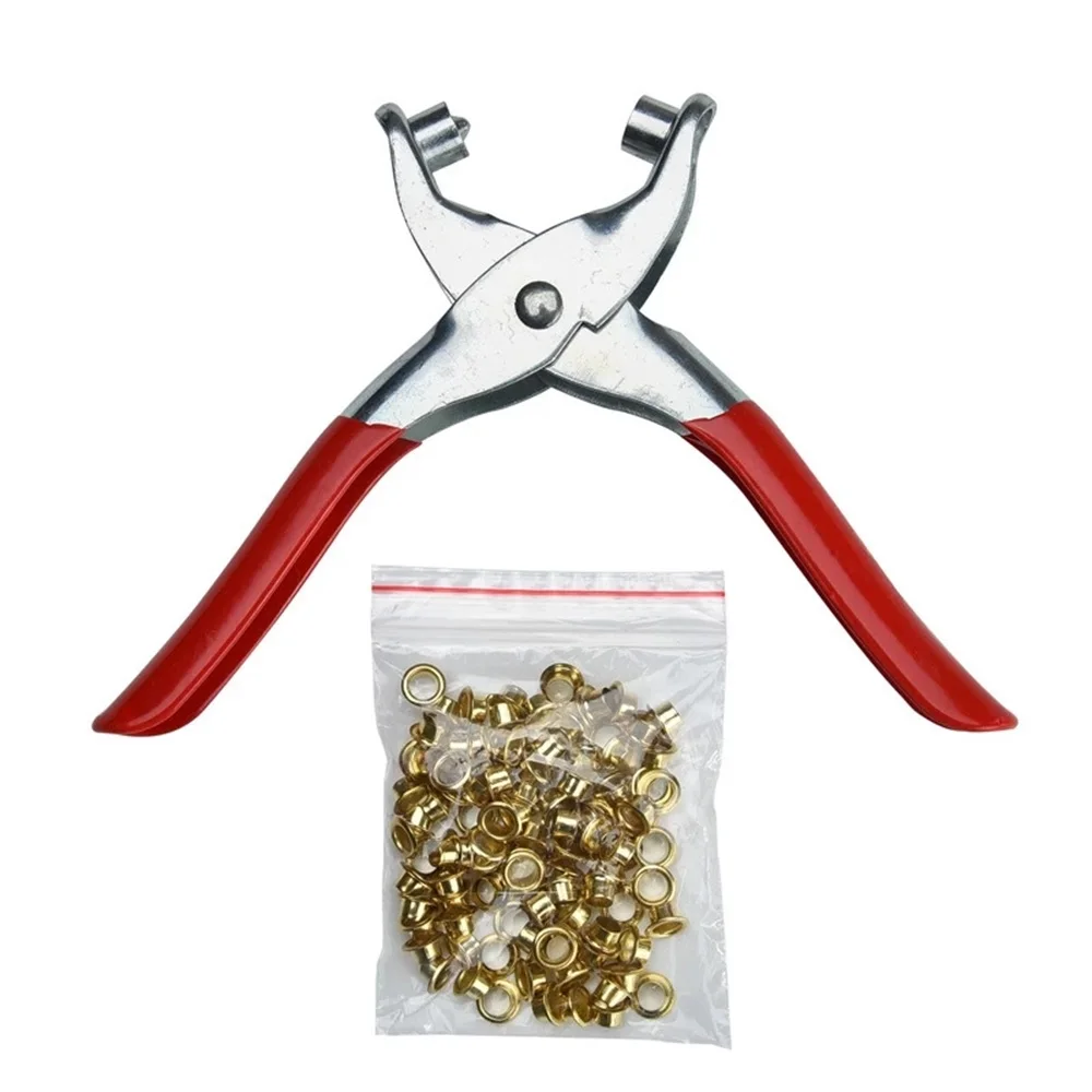 Eyelet Setting Plier Belt Setter Rivet Hand Tool Eyelet Button Card Shoe Grommet Bag Snap Canvas Pincer Leathercraft Cloth Punch