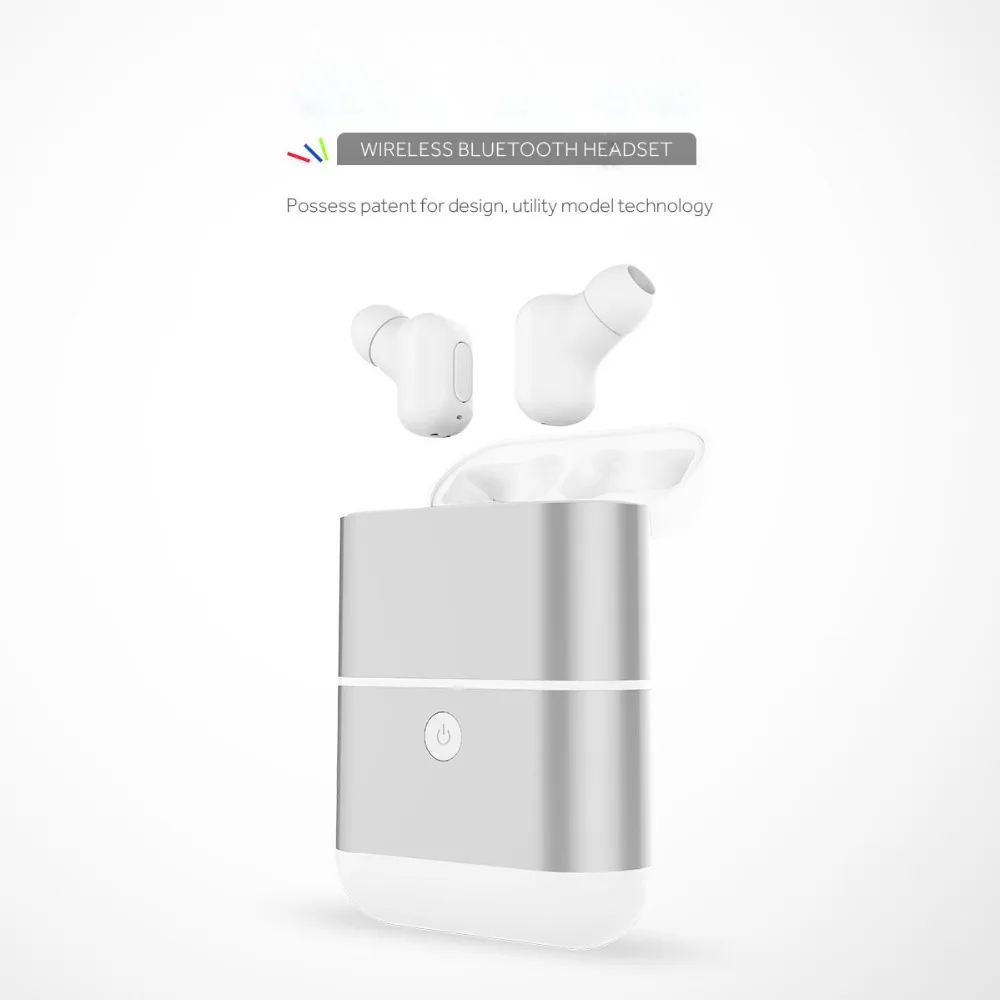 Новые TWS Bluetooth наушники 5,0 мини беспроводные наушники спортивные наушники гарнитура с аварийной зарядкой для iPhone samsung телефона
