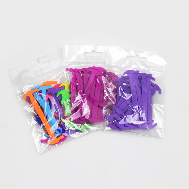 16Pcs/Set Running No Tie Shoelaces Fashion Unisex Athletic Elastic Silicone Shoe Lace All Sneakers Fit Strap