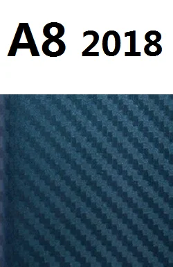 Градиентная цветная наклейка для samsung Galaxy A50 A20 A70 A8 Plus A7 A10 A30 защитная пленка Аксессуары для мобильных телефонов EEMIA - Цвет: A8 2018-Steel blue