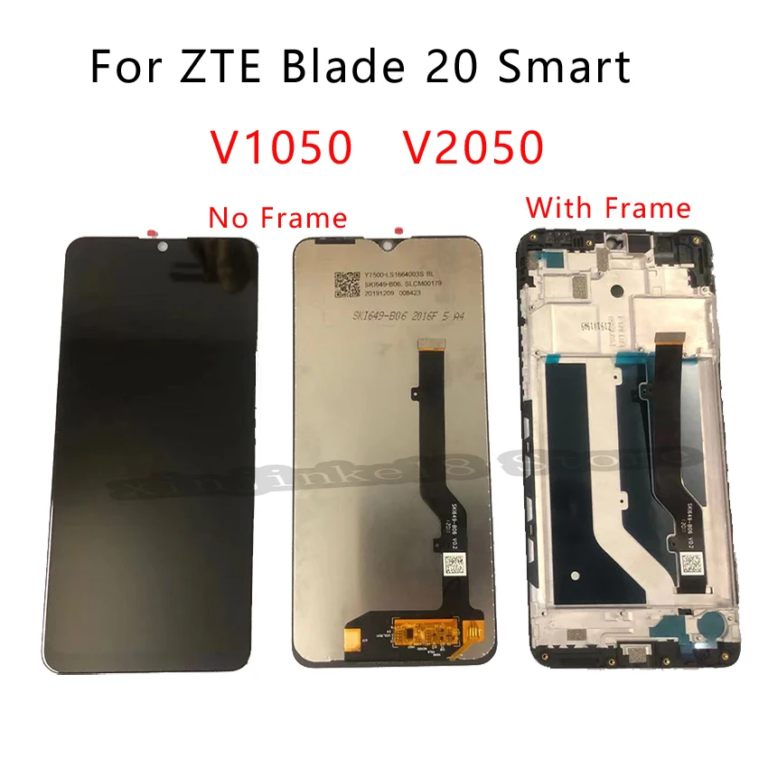 6 49 &quotОригинальный дисплей для ZTE Blade 20 Smart V1050 V2050 ЖК-дисплей сенсорный экран