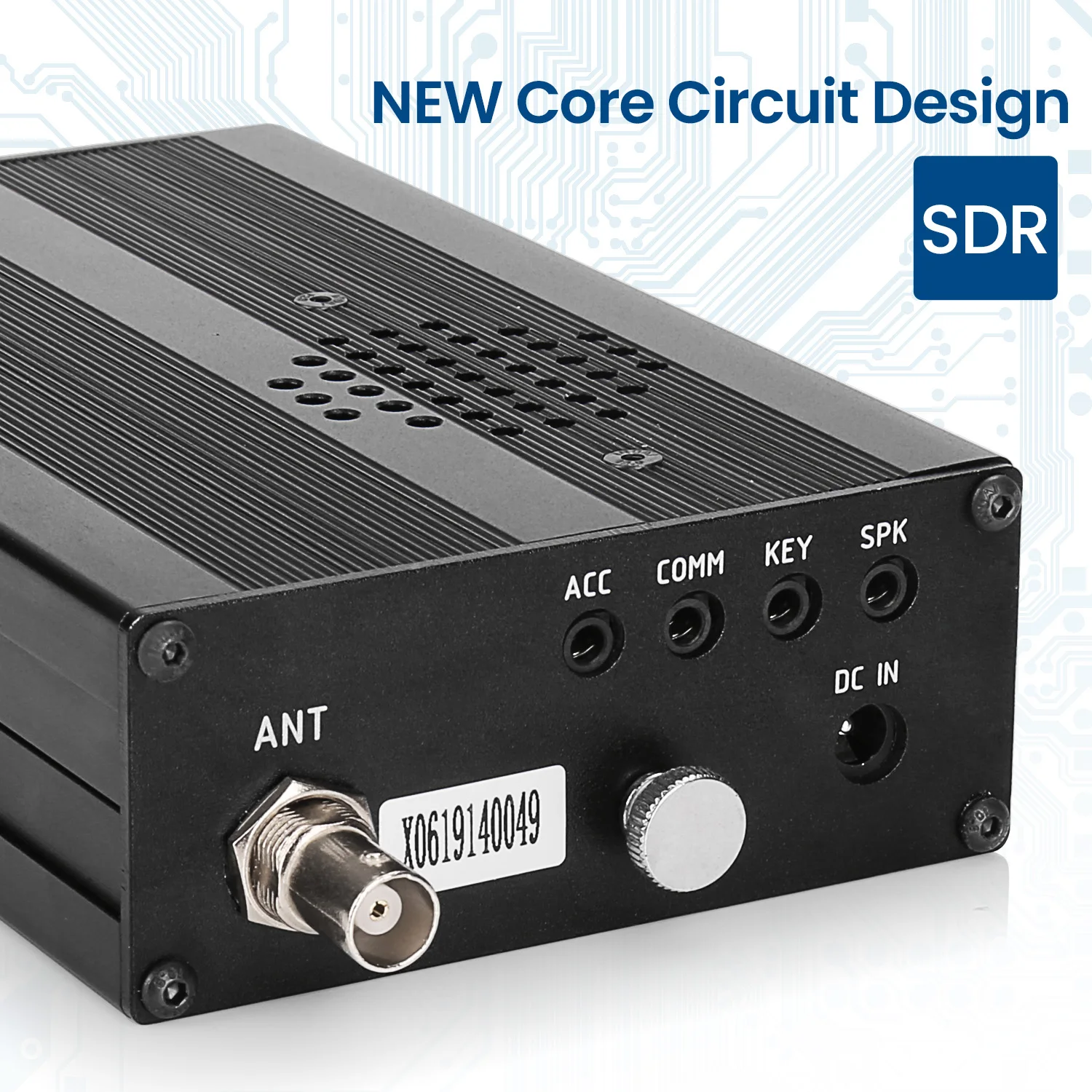 XIEGU G1M HF четырехдиапазонный портативный SDR трансивер QRP с короткой волной 5 Вт SSB CW AW