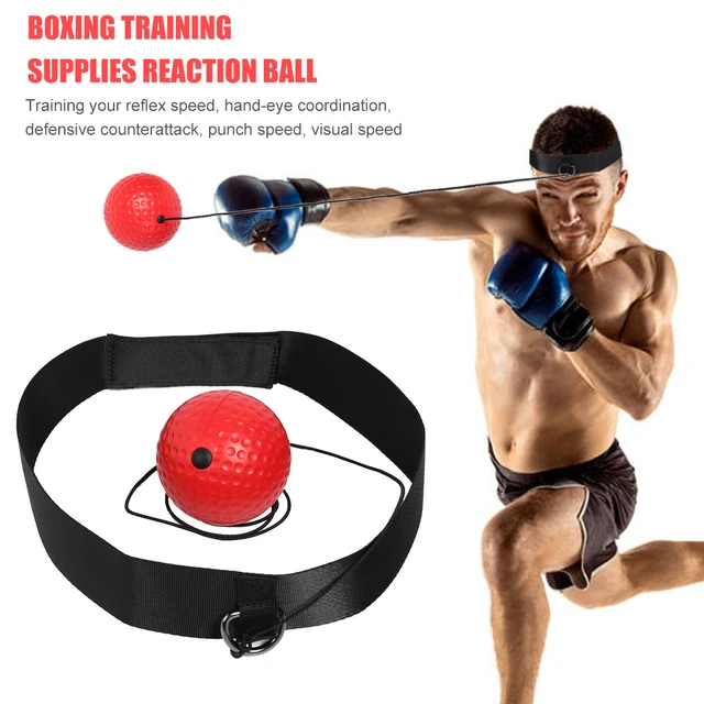 Boxe Speed Ball Monté sur la tête Pu Punch Ball Mma Sanda Entraînement Hand  Eye Reaction Home Sac de sable Muay Thai Boxeo Équipement de fitness