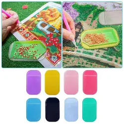 Tapis de peinture en Silicone antidérapant, pour bricolage, support de plateau fixe en diamant, accessoires de broderie, D2h3 