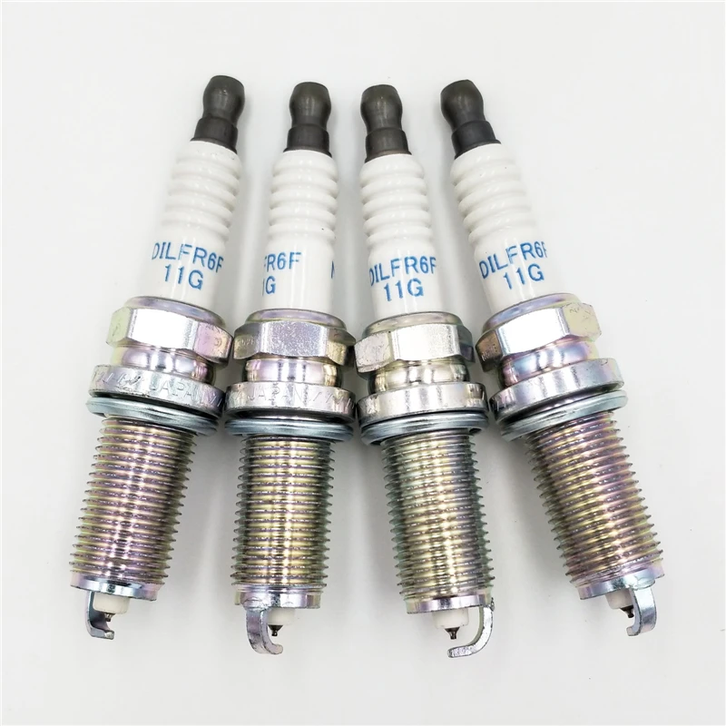4 10 шт. иридиевая Свеча зажигания 12290-RBJ-003 DILFR6F11G для 2010 2011 Honda Insight 1,3 12290RBJ003 DILFR6F-11G