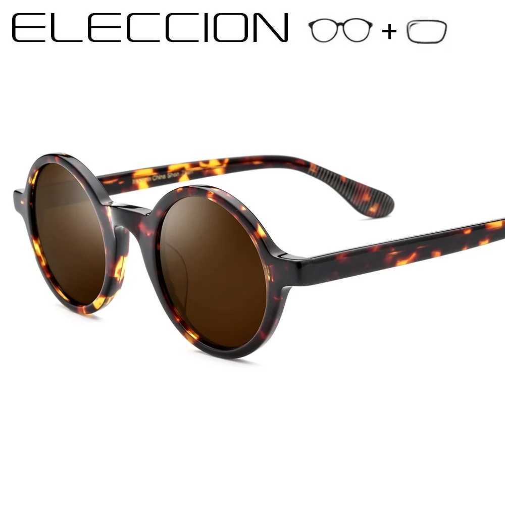 Ацетатные солнцезащитные очки мужские 2019 новые для близорукости женские зрения