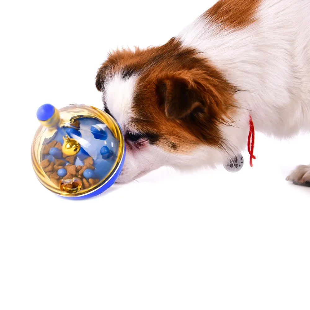Pet Feeding Ball Cat Dog Toys yellow (10)