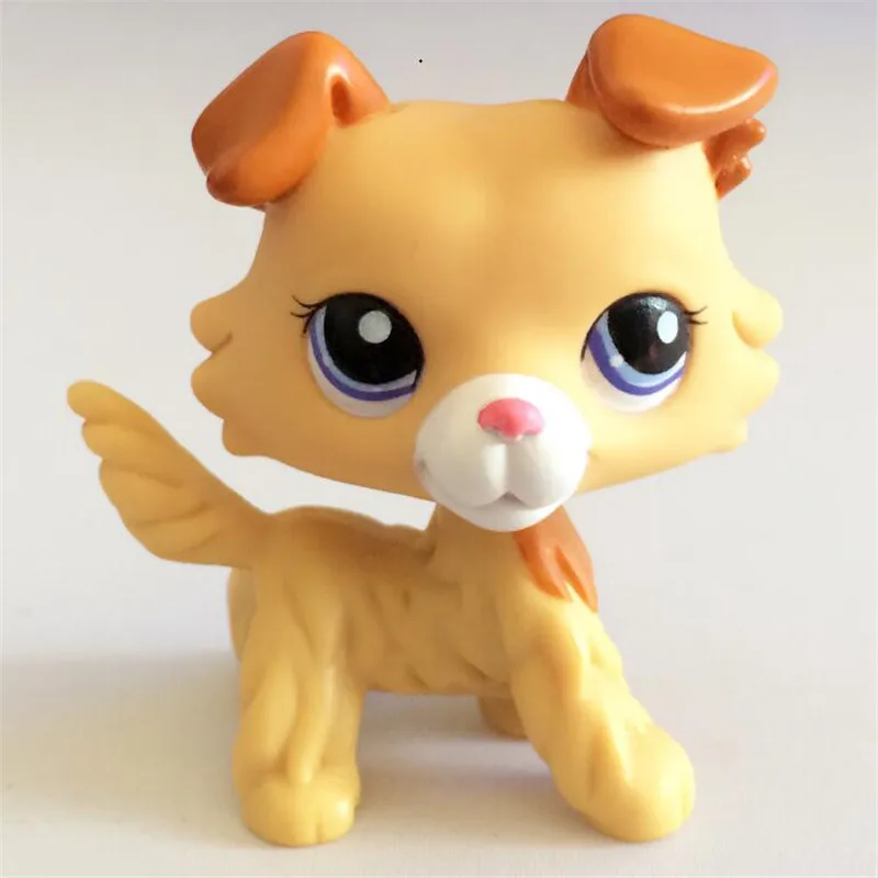 Lps редкая игрушка для питомцев Такса собака коричневая оригинальная фигура колли