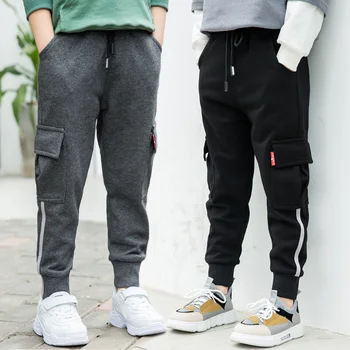 

Teen Boy Sport Knitting Pant Children Spring Autumn Summer Casual Elastic Waist Trousers for Boys Teenage Kids Pant 12 14 16 Yrs