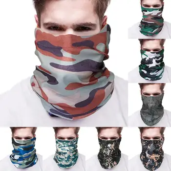 

5Pcs Camouflage Multi-use Tube Scarf Bandana Face Mask Neck Gaiter Head Wear neck gaiter mask sjaal zomer 2020