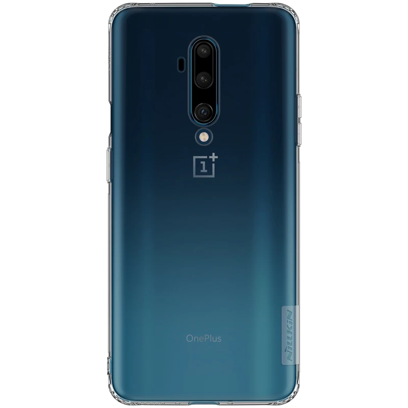 10 шт.,, Ультратонкий Прозрачный чехол NILLKIN из ТПУ для Oneplus 7T pro, жесткая мягкая задняя крышка из ТПУ для one plus 7t pro - Цвет: Серый