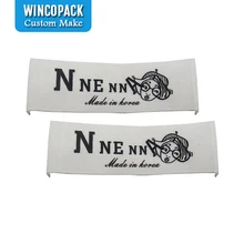 На заказ Высокое качество тканые этикетки одежды с логотипом дамасской тканые этикетки для одежды WL099