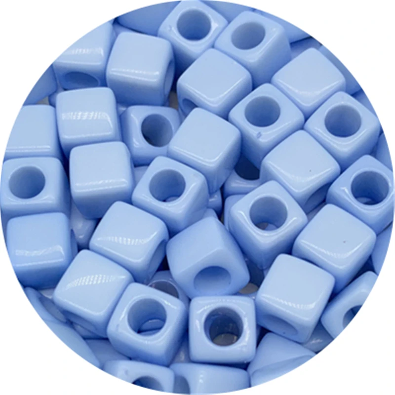 50pcs 7x7mm Square Shape Acrylic Spacer Beads For Jewelry Making DIY Handmade Bracelet Necklace acrylic beads,acrylic craft beads