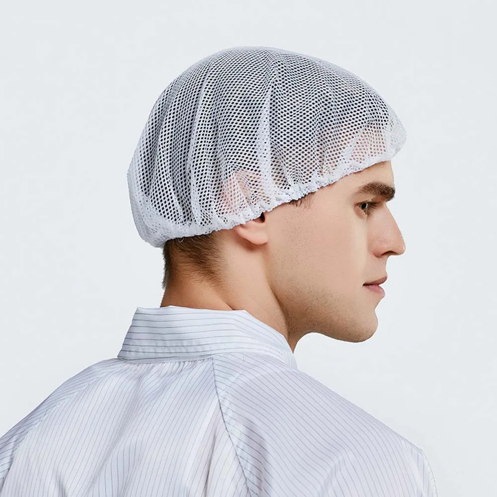 Net Cap Hairnet Dust Cap Women Workshop Work Male Ma'am Food Manufacturer Cook Hat Dustproof Kitchen Ventilation Chef