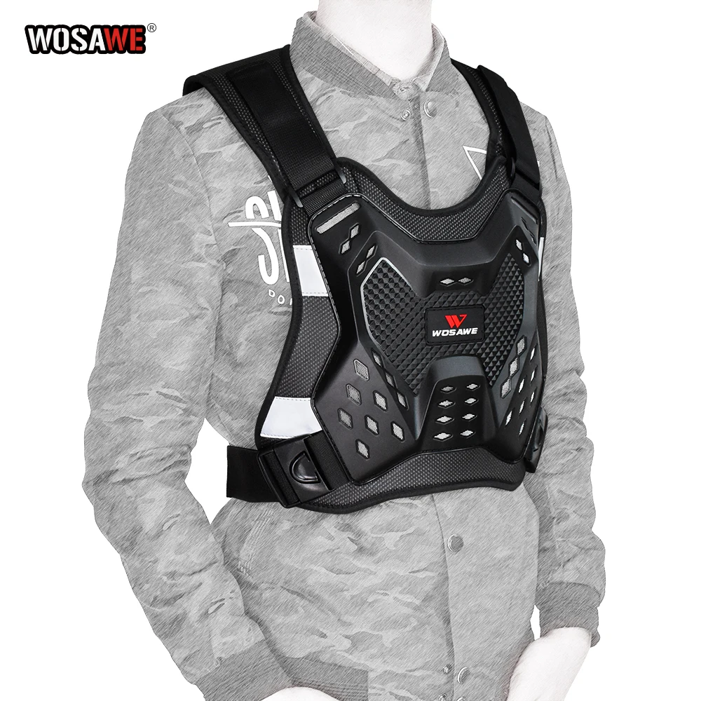 

Motocross Jacket Chest Back Protector Moto Body Armor Guard Adult Racing Body Protector Armor Jacket Motorcycle Protective Gear