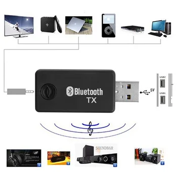 

Mini 5V 3.5mm USB Bluetooth Stereo Audio Music Transmitter Adapter for TV MP3 PC 746D