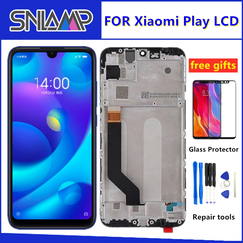 

Original 5.84" LCD For Xiaomi Mi Play Display Touch Screen Digitizer With Frame For XIAOMI Play LCD Screen Replacement