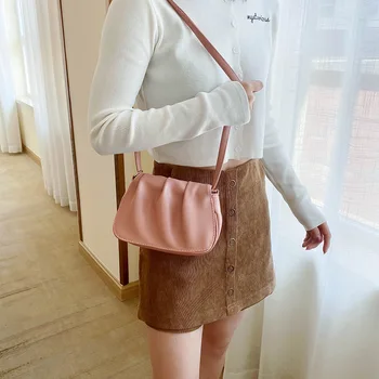 

Ladies hand bags 2020 Summer New Fashion Shoulder Bag women leather handbags Flap PU Shoulder Bags