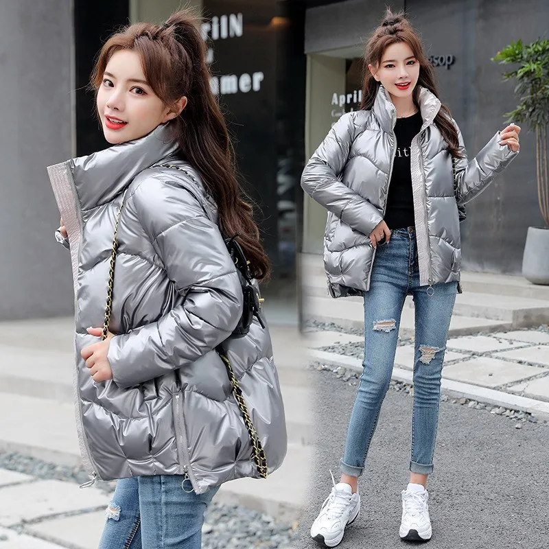 

2020 New Fashion Women Winter Warm Coats Jacket Parka Cotton Coats Female Solid Big Pocket Jacket Outwear Plus Size S-XXXL Thick
