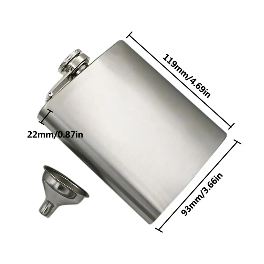 4-8 унций фляжка из нержавеющей стали с воронкой герметичная Питьевая Бутылка для виски винный горшок Высокое Качество посуда для напитков бар поставки 30е