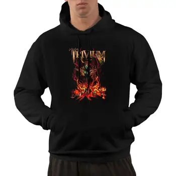 

Smooffly Mens Hoodies Trivium Fleece Pullover Sweatshirt with Pocket winter summer streetwear hoodies Sweatshirts