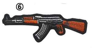 3 Россия русский АК 47 Вышивка Патчи I LOVE AK Военная Боевая нашивка тактическая Боевая аппликация эмблем Смешные эмблемы с вышивкой - Цвет: 3