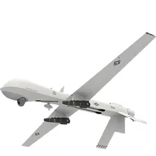 1:24 U.S. MQ-1 Хищник БПЛА DIY 3D бумажные карты модели строительные наборы строительные игрушки развивающие игрушки Военная Модель