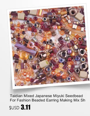 Тайдиан MIyuki seedbeadbeads 11/0 Delica японский родные beadbracelets изготовление Пикассо цвет в партии платье 5 г около 1000 шт