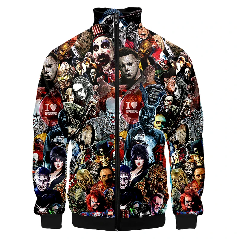 3D Print Sweatshirts 2021 Skeleton Clown Fear Man Hoodies Woman Hoodie Fashion Clothes Funny Men Sports Wear Man Fall Jacket Top pet clothes dog hoodie sweatshirts