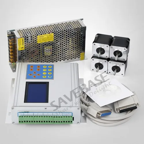 4 оси TB6560 контроллер 0-10A HB Nema17 шаговый двигатель 12В высокого качества блок питания для станка с ЧПУ комплект