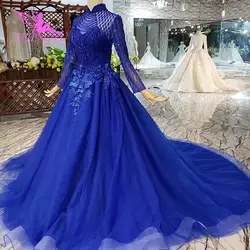 AIJINGYU/бесплатная доставка, свадебное платье большого размера, платья, стиль, коллекция США, платье принцессы, 3D скромное свадебное платье