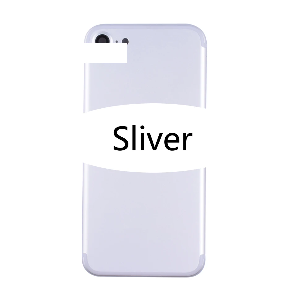 4," для 7 7G Coque Крышка батарейного отсека задняя крышка корпуса для iphone7 Корпус Шасси средняя рамка Корпус задний Чехол - Цвет: 7G-Sliver